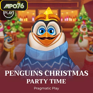 Penguins Christmas Party Time